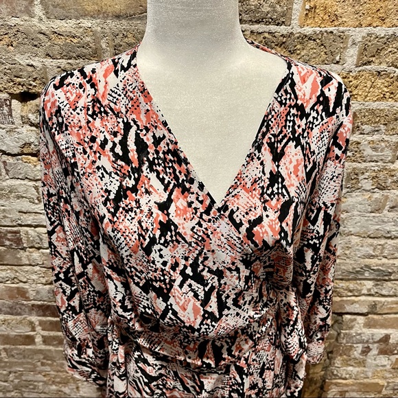 bar III snakeskin wrap dress! - Picture 4 of 7